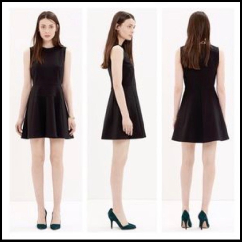 MADEWELL THE ANYWHERE FIT & FLARE DRESS Sz 2 - Picture 2 of 10